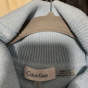 Calvin Klein Tiffany blue sparkle sweater woman’s